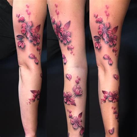 Cherry Blossom Love Tattoos
