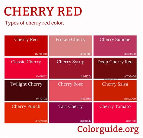 cherry color