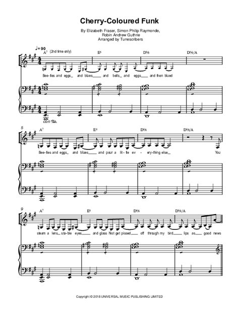 Cherry Coloured Funk Lyrics