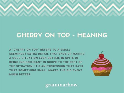 cherry on top meaning