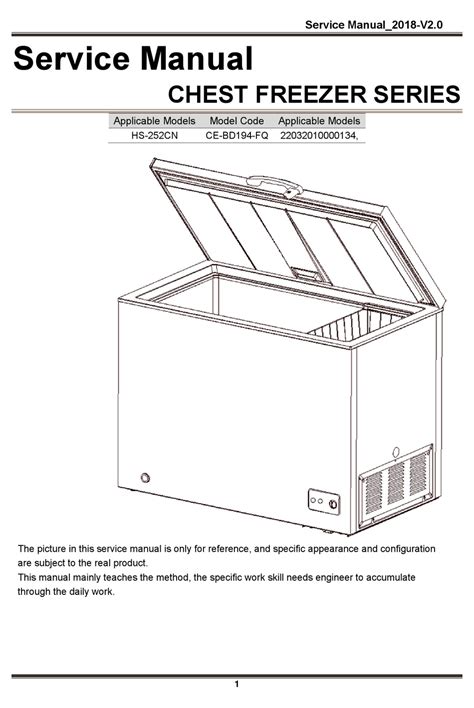 Read Chest Freezer Service Manual File Type Pdf 