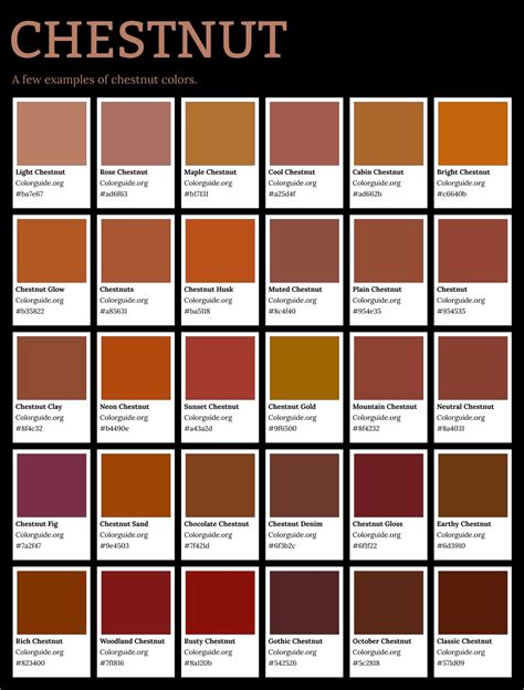 chestnut color