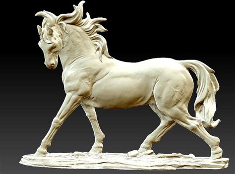 Cheval 3d Stl   Personnage Figurine Stl Files For 3d Printers - Cheval 3d Stl