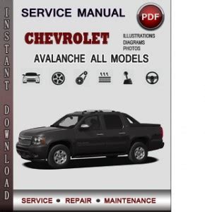 Read Chevrolet Avalanche Manual 