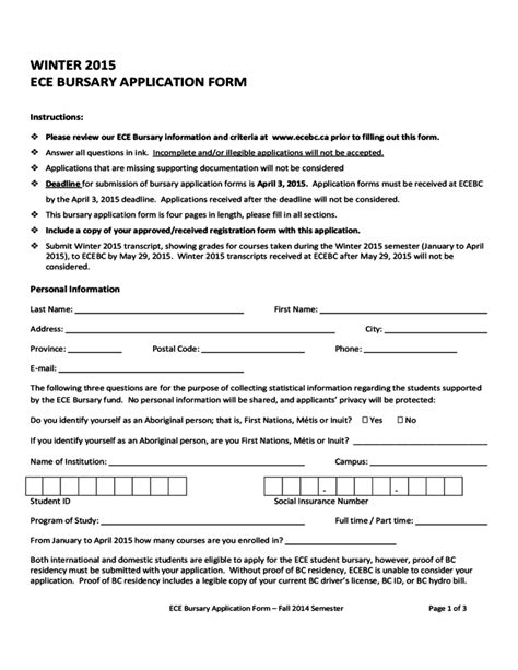 chevron bursary application form 2014