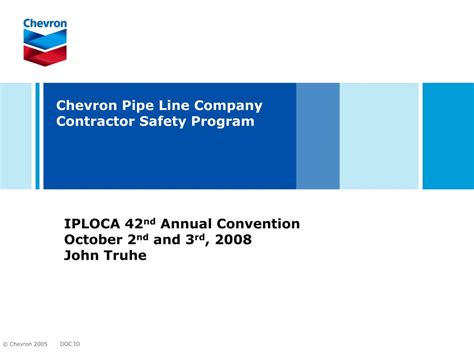 Chevron Contractor Safety