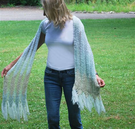 chevron scarf 2 knitting board