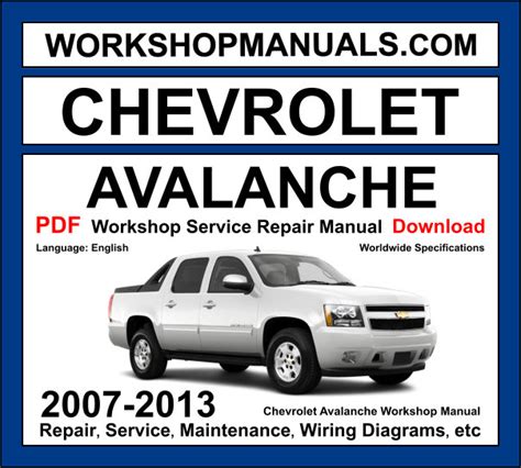 Chevy Avalanche Manual