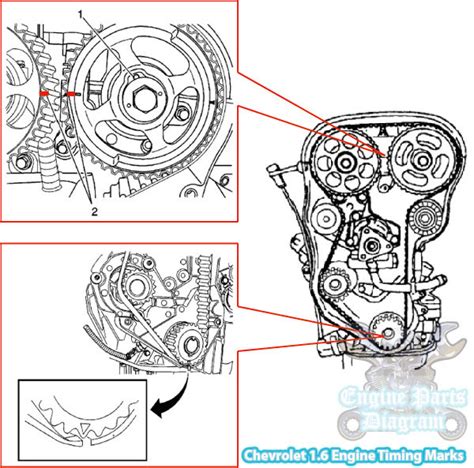 chevy aveo timing marks