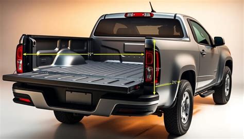 chevy colorado bed width