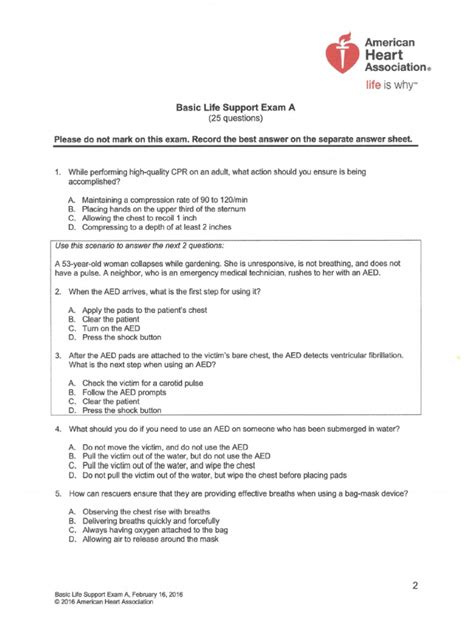 Chi D Support Exam