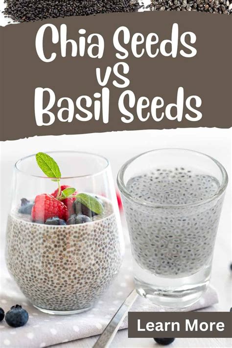 Chia Seeds Vs Basil