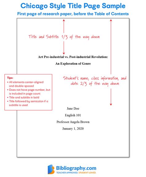 Chicago Paper Example