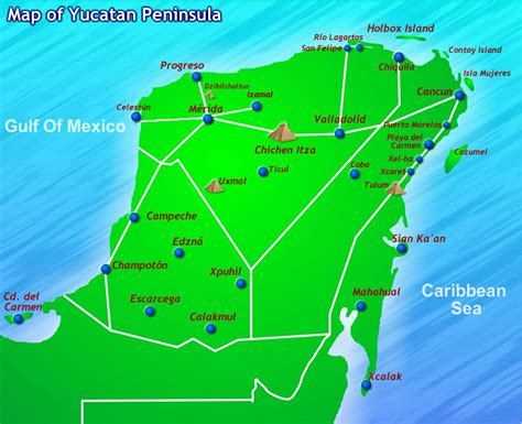 Chichen Itza Mapa