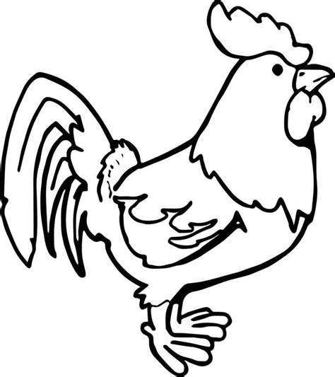 Chicken Coloring Pages Coloringlib Chicken Pictures To Color - Chicken Pictures To Color