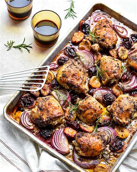 Chicken With Plums