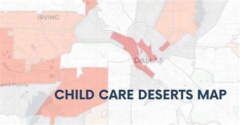 Child Care Desert Map Community Evaluation Programs University Children Kindergarten - Children Kindergarten