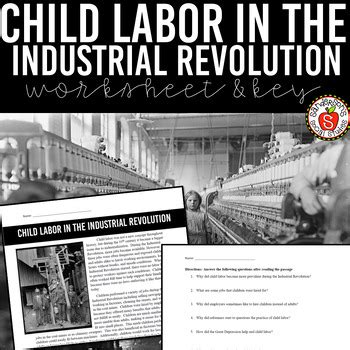 Child Labor Industrial Revolution Reading Worksheets And Answer The Industrial Revolution Worksheet Answer Key - The Industrial Revolution Worksheet Answer Key