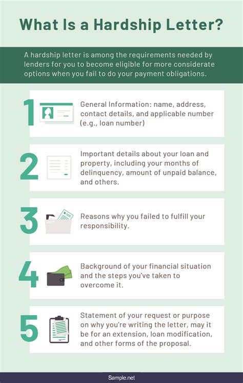 child support hardship letter sample