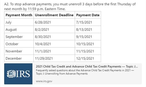child tax credit payments 2024 dates