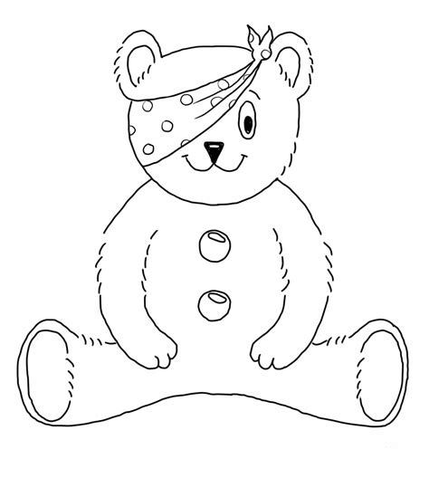 Children In Need Mascot Coloring Page Children In Need Activity Sheets - Children In Need Activity Sheets