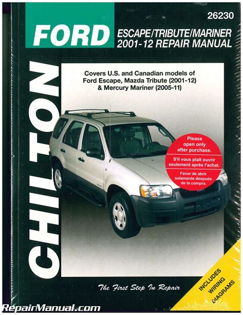 Full Download Chilton Repair Manual Ford Escape Pdf 