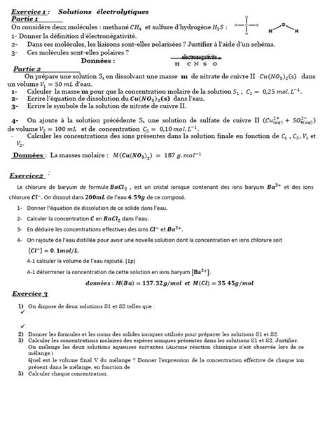 chimie sa c rie s enseignement obligatoire et de