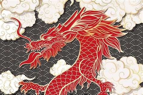 china dragon pattern