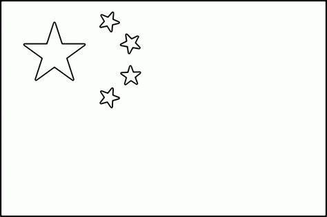 China Flag Coloring Page A Free Travel Coloring Chinese Flag Coloring Page - Chinese Flag Coloring Page