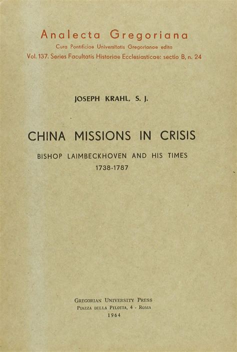 Read Online China Missions In Crisis 