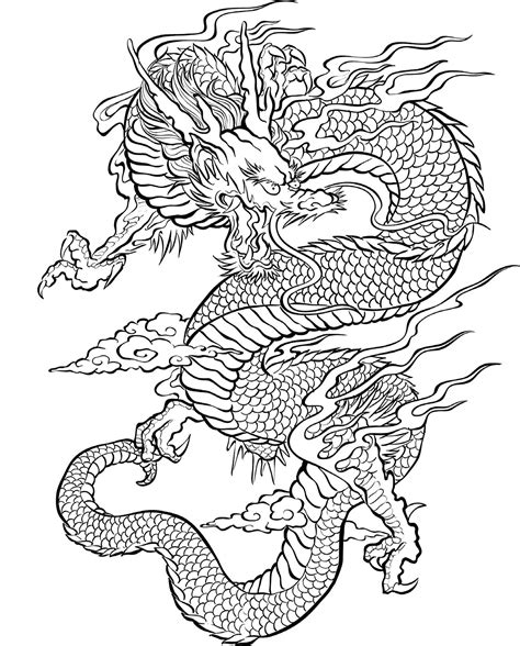 Chinese Dragon Coloring Sheet Gallery Tinamaze Com Chinese Dragon Colouring Pages - Chinese Dragon Colouring Pages