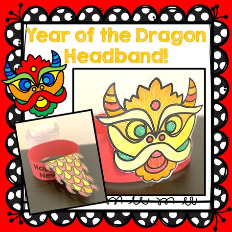 Chinese Dragon Headband Craft Chinese Dragon Colouring Pages - Chinese Dragon Colouring Pages