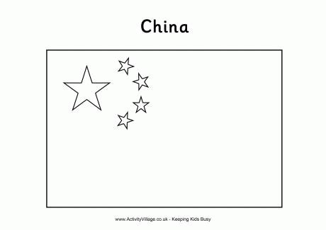 Chinese Flag Emoji Coloring Page Chinese Flag Coloring Page - Chinese Flag Coloring Page