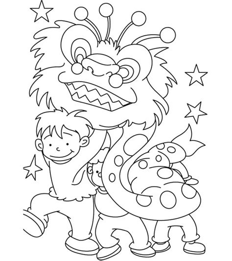 Chinese New Year Coloring Pages Chinese New Year Pictures To Colour - Chinese New Year Pictures To Colour