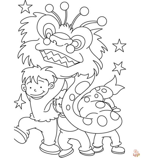 Chinese New Year Coloring Pages Lunar New Year Chinese New Years Coloring Pages - Chinese New Years Coloring Pages
