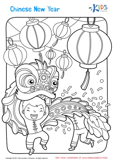 Chinese New Year Colouring Sheets Teacher Made Twinkl Chinese New Year Pictures To Colour - Chinese New Year Pictures To Colour