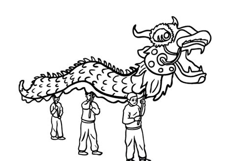 Chinese New Year Dragon Coloring Page Chinese New Year Pictures To Colour - Chinese New Year Pictures To Colour