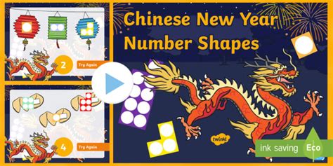 Chinese New Year Number Shape Powerpoint Chinese New Chinese New Year Maths - Chinese New Year Maths