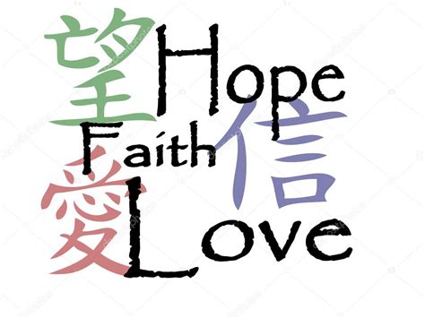 Chinese Symbols For Faith Hope And Love Tattoos Faith In Chinese Writing - Faith In Chinese Writing