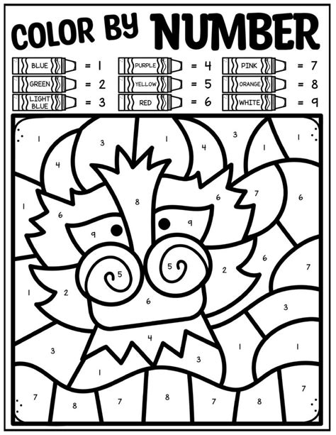 Chinese Zodiac Color By Number Worksheets 3 Boys Chinese Zodiac Coloring Pages - Chinese Zodiac Coloring Pages