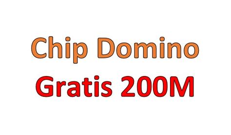 CHIP DOMINO GRATIS 200M - Top Up Higgs Domino | Chip Domino Murah