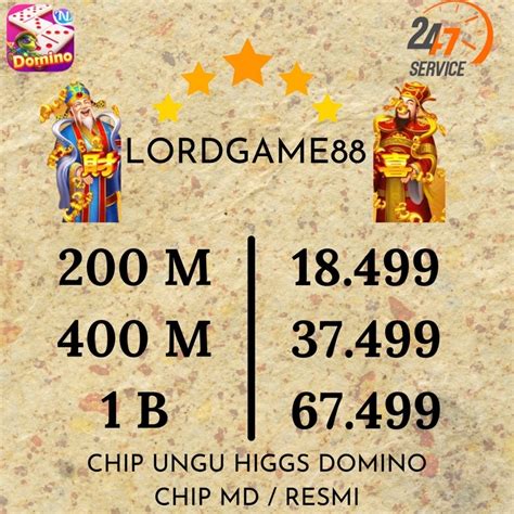 CHIP MD MURAH - Top Up Higgs Domino Termurah dan Instant 2024 - Mart