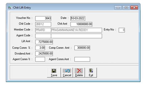 Chit Fund Software