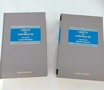 chitty on contracts vols 1 2 1st supplement