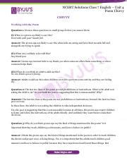 Chivvy Question Answer