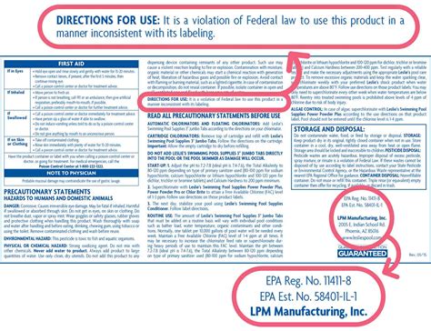 Chlorine Us Epa
