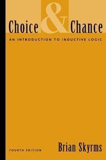 Full Download Choice And Chance An Introduction To Inductive Logic 