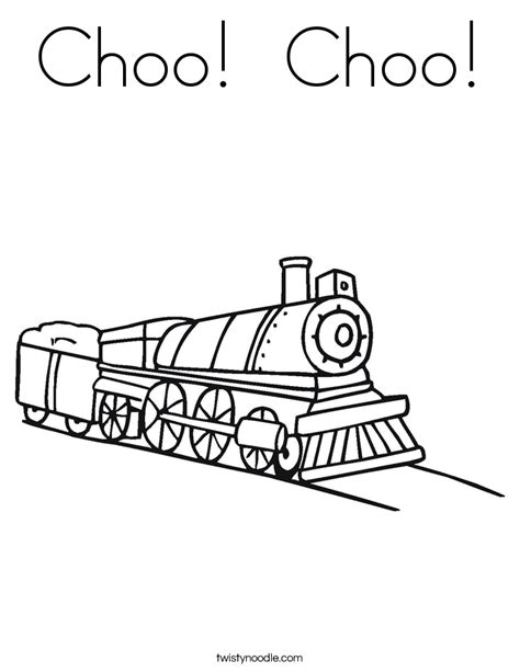 Choo Choo Coloring Page Twisty Noodle Choo Choo Train Coloring Pages - Choo Choo Train Coloring Pages
