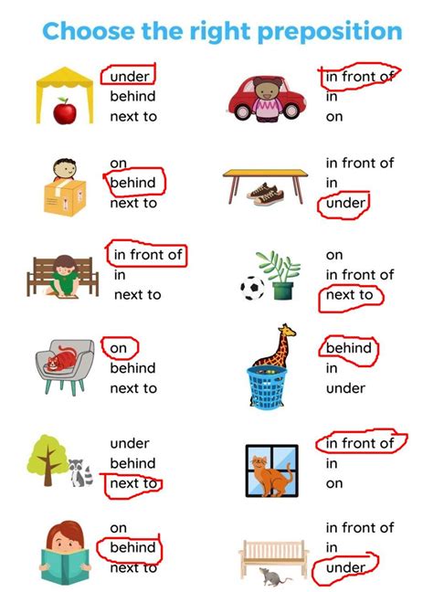 Choose Correct Prepositions From The Options Given Choose The Correct Preposition - Choose The Correct Preposition