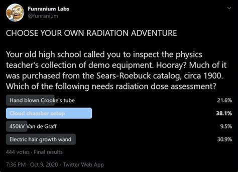Choose Your Own Radiation Adventure The Counting Experiment Radiation Science Experiments - Radiation Science Experiments